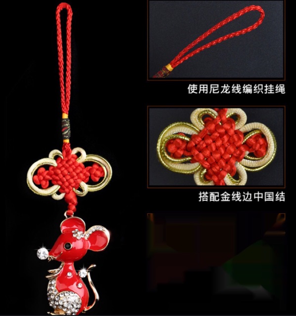 Dây treo chuột vàng tài lộc phong thủy