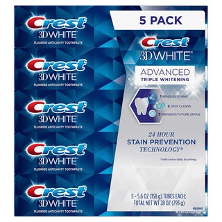 KEM ĐÁNH RĂNG CREST 3D WHITE ADVANCED 158Gr - Nhập khẩu USA