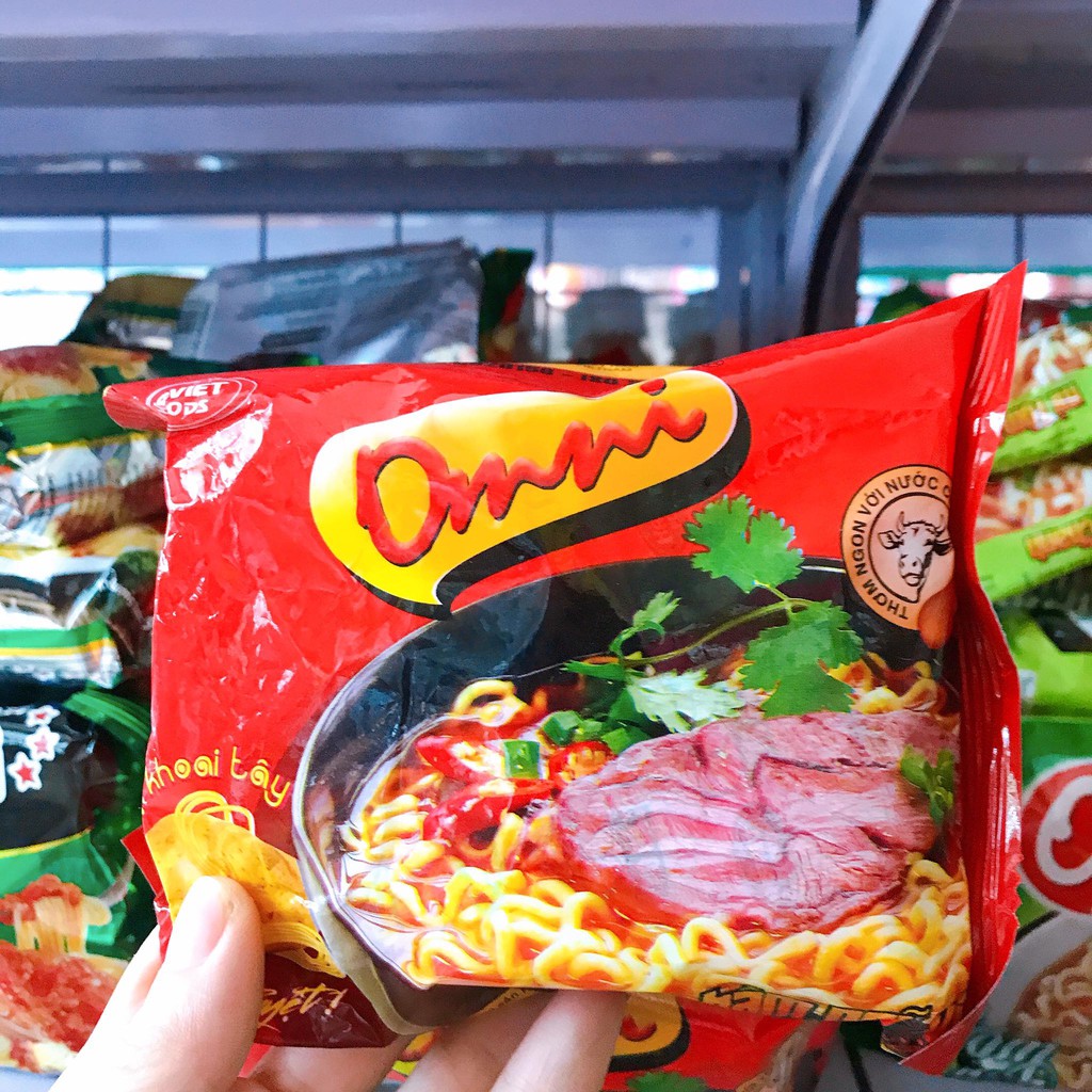 Thùng mì Ommi Bò Hầm 30Goi