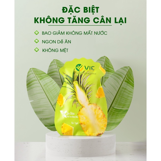 KẸO DỨA GIẢM CÂN V.I.C HÀNG CHÍNH HÃNG