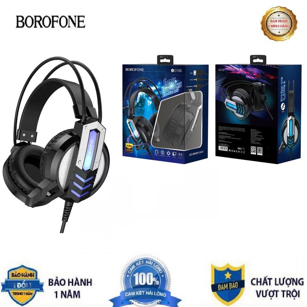 (Chính Hãng)TAI NGHE CHUYÊN GAME BO100 Borofone - Chất lượng âm thanh cực hay ! | BigBuy360 - bigbuy360.vn