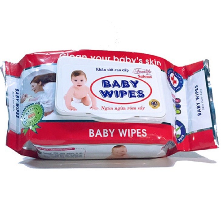 Combo 10 gói khăn giấy ướt Baby Wipes