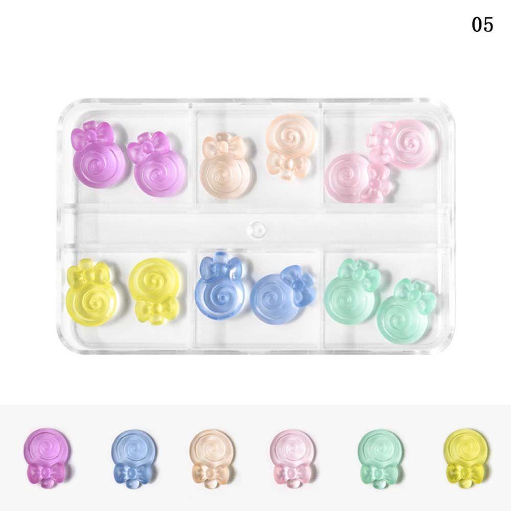 Phụ Kiện Trang Trí Móng Tay Trong Suốt Hình Kẹo DIY|Móng Tay Giả Trang Trí Nghệ Thuật