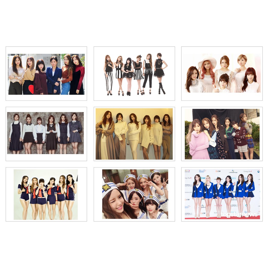 Lomo card T-ara đủ 6 thành viên ( 18 tấm)