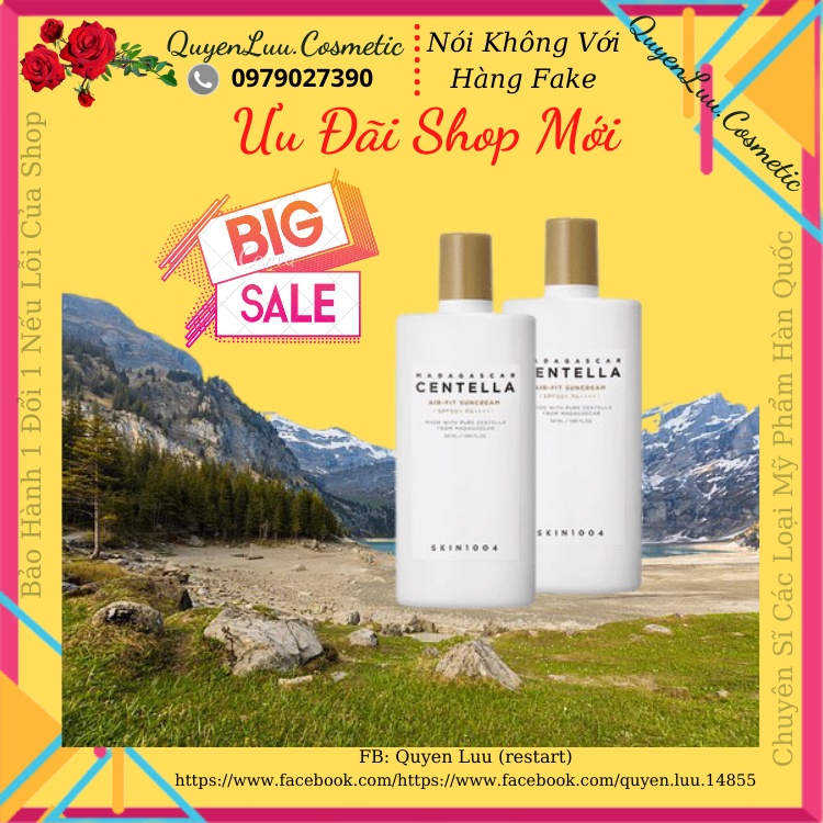 [Auth-Có Bill] Kem Chống Nắng Skin1004 Madagascar Centella Air-fit Suncream 50ml | BigBuy360 - bigbuy360.vn