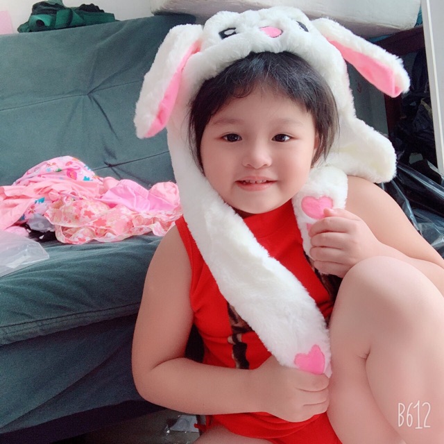 Nón tai thỏ bóp giật có đèn BabySunny shop