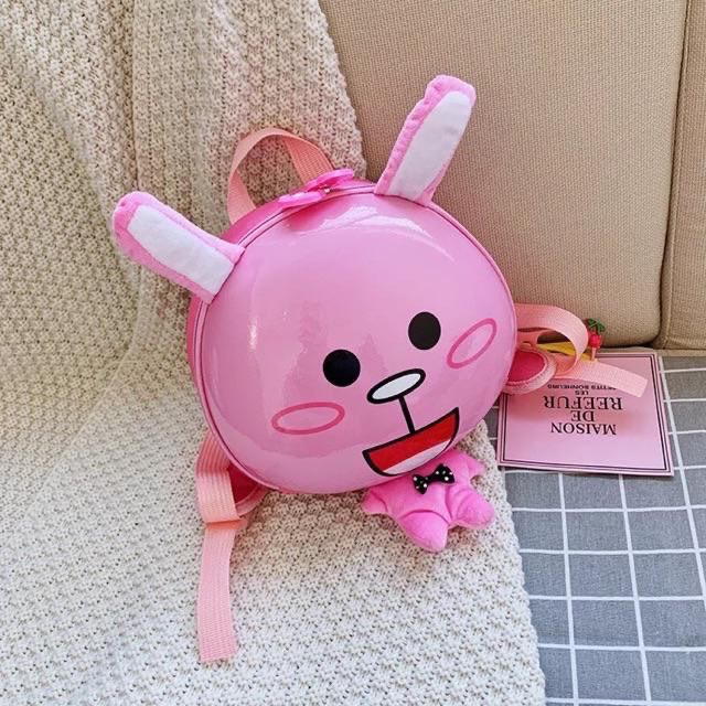 Nhiều mẫu] Balo hình thú chống nước chịu lực cho bé mầm non hình Gà, Gấu, Thỏ, Ếch, Hổ, Cáo, Heo, Mèo