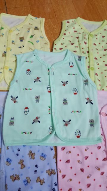 Áo gile cotton 2 lớp cho bé trai bé gái, áo chile cho bé, áo cotton thu đông cho bé