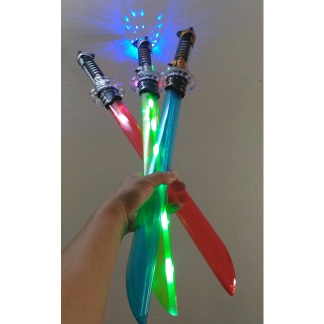 Kiếm Phát Sáng KATANA ,76Cm ,108Cm- Đồ Chơi Bằng Nhựa Có Đèn và Âm Thanh Tặng kèm Pin