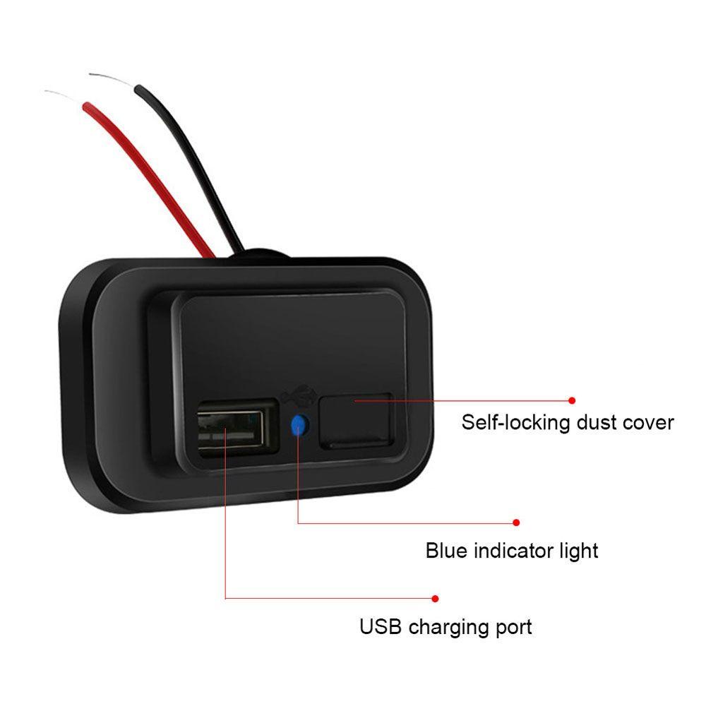 DARNELL Tẩu Sạc Xe Hơi ATV Hai Cổng USB Tiện Dụng