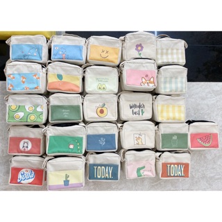 ❤️ Túi chéo nhỏ mini hình hoa và trái cây