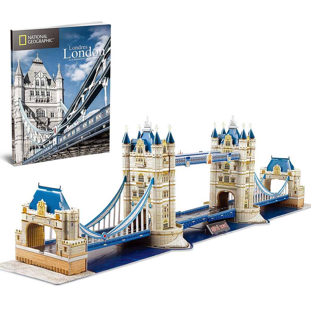 Mô hình giấy 3D CubicFun - Cầu tháp Luân Đôn dòng National Geographic DS0978h ...