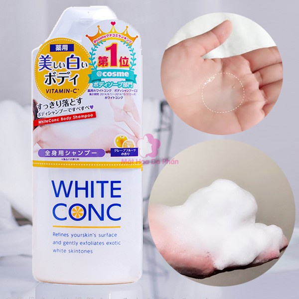 Sữa Tắm Trắng Da White Conc Nhật Bản 360ml