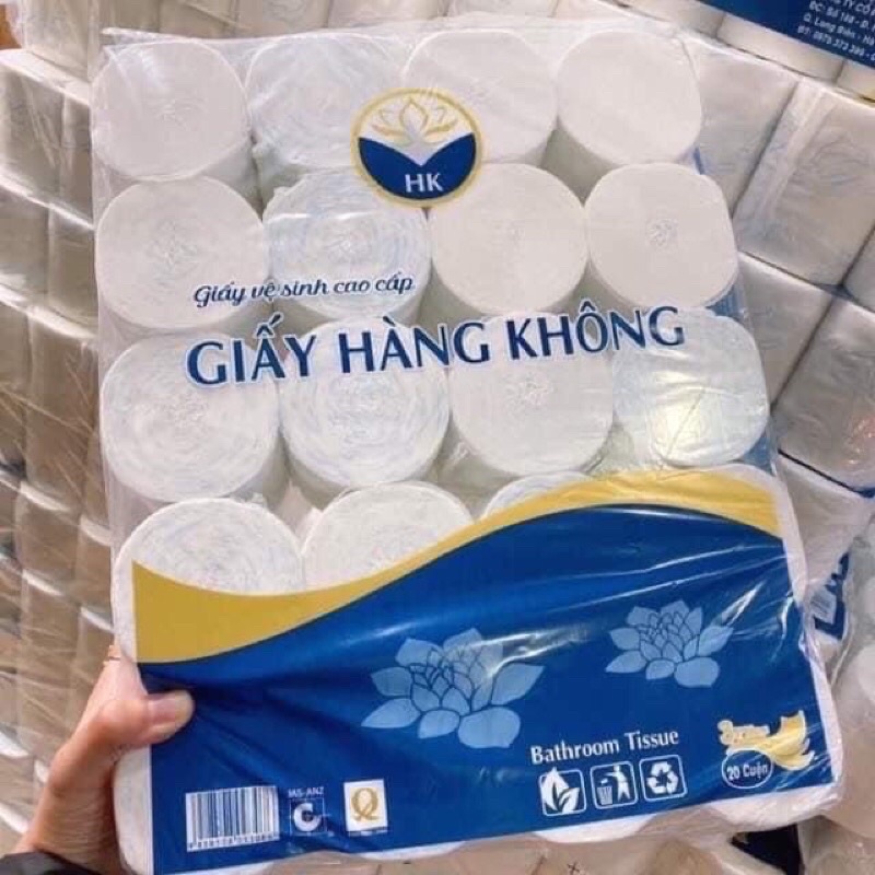 Giấy Vệ Sinh Hàng Không Lốc 20 Cuộn Siêu Dai