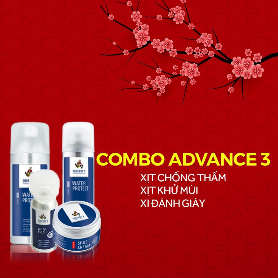 [CHÍNH HÃNG ĐỨC ] COMBO ADVANCE 3 CHĂM SÓC GIÀY HOÀN HẢO