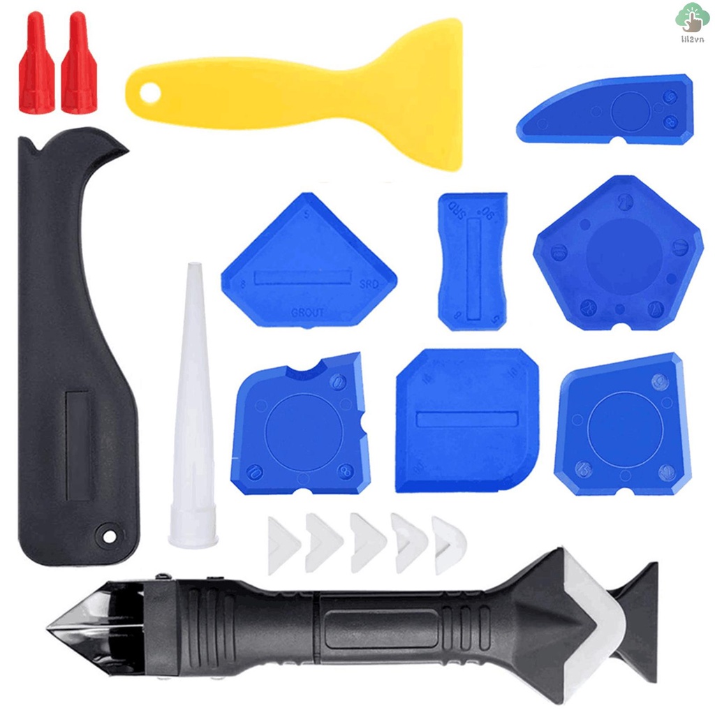 Set 19 Dụng Cụ Nạo Vữa Chất Liệu Silicone 3 Trong 1 Đa Năng Tiện Dụng