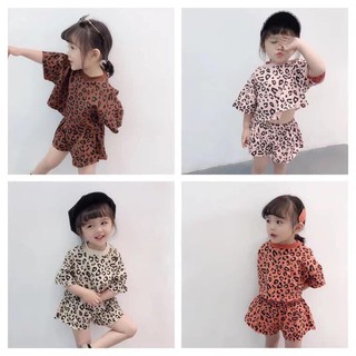 Set bộ báo croptop cho bé gái