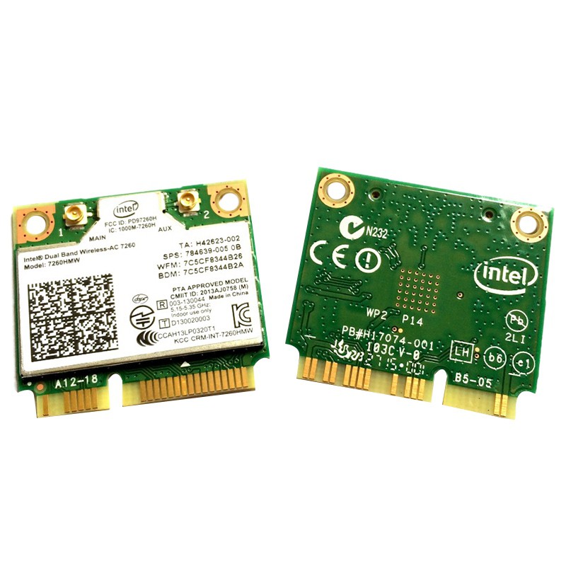 [COD]-Dual Band Wireless 7260 for Intel7260 7260AC 7260HMW 2.4&5G 867M BT4.0 MiniPCIe WiFi Wireless Card