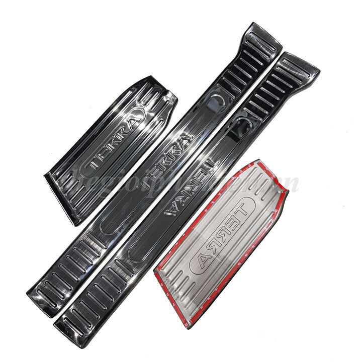 Bộ Ốp bậc cửa, Nẹp bước chân Nissan Terra - Mẫu Titan hàng cao cấp