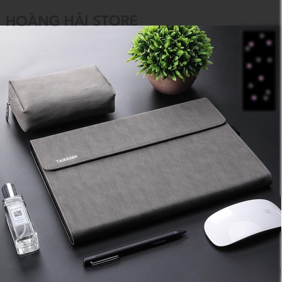 Bao da chống sốc, chống nước cho Surface Pro 4, 5, 6, 7, 7 Plus hiệu Taikesen - Kèm ví đựng phụ kiện