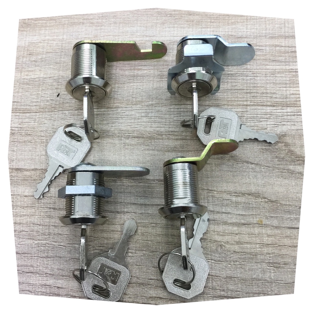 Khóa tủ locker camlock R&T tủ dày dưới 15mm, 2 chìa kẽm, hàng chất lượng cao sản xuất tại VN