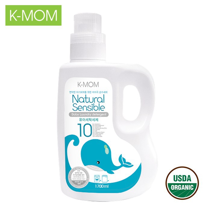 Nước giặt đồ cho bé K-Mom Hàn Quốc (1700ml) - Nước giặt quần áo cho bé Kmom