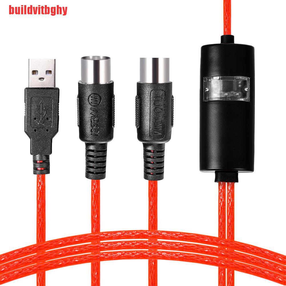 (Mua-Code) Dây Cáp Chuyển Đổi Midi Sang Usb Bàn Phím Nhạc