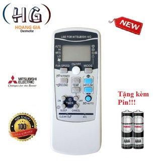 Điều khiển điều hòa Mitsubishi 1&2 chiều Inverter các dòng MSY- MSZ- MS- Hàng tốt 100% Tặng kèm Pin