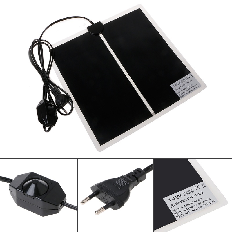 Thảm Sưởi Ấm Cho Bò Sát 220V-240V 14W