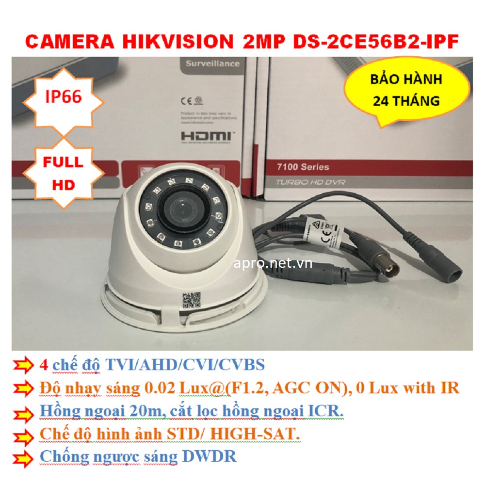 Trọn bộ đầu ghi hình, camera Hikvision chính hãng giá rẻ