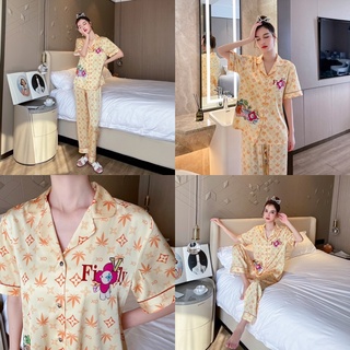 Đồ bộ pijama nữ lụa mịn mát trẻ trung