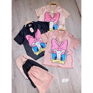 Bộ pijama lụa mặc nhà (3 màu ảnh thật)