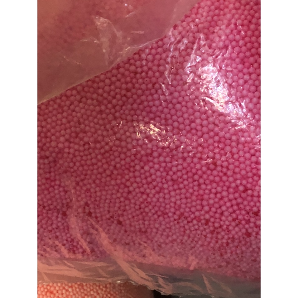 1kg Hạt Xốp Màu bỏ hộp quà tặng, sinh nhật, chơi slime...