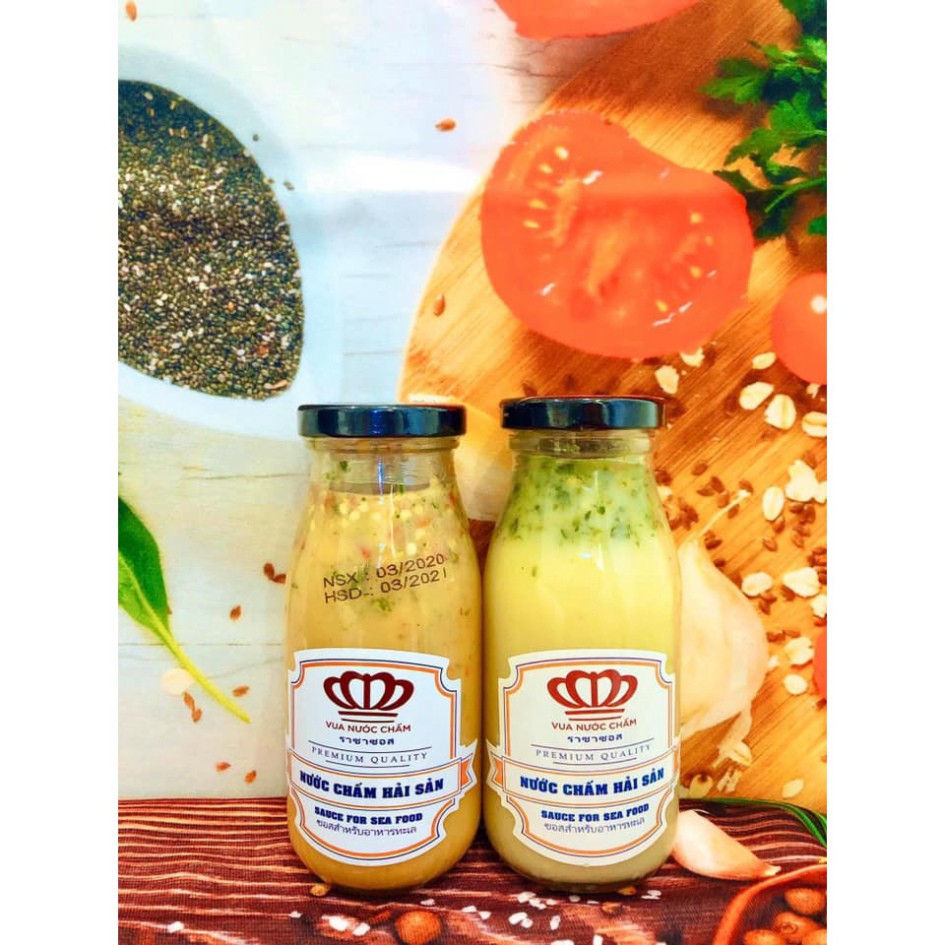 Combo 2 Chai Nước Chấm Hải Sản 300ml (Xanh + Đỏ)