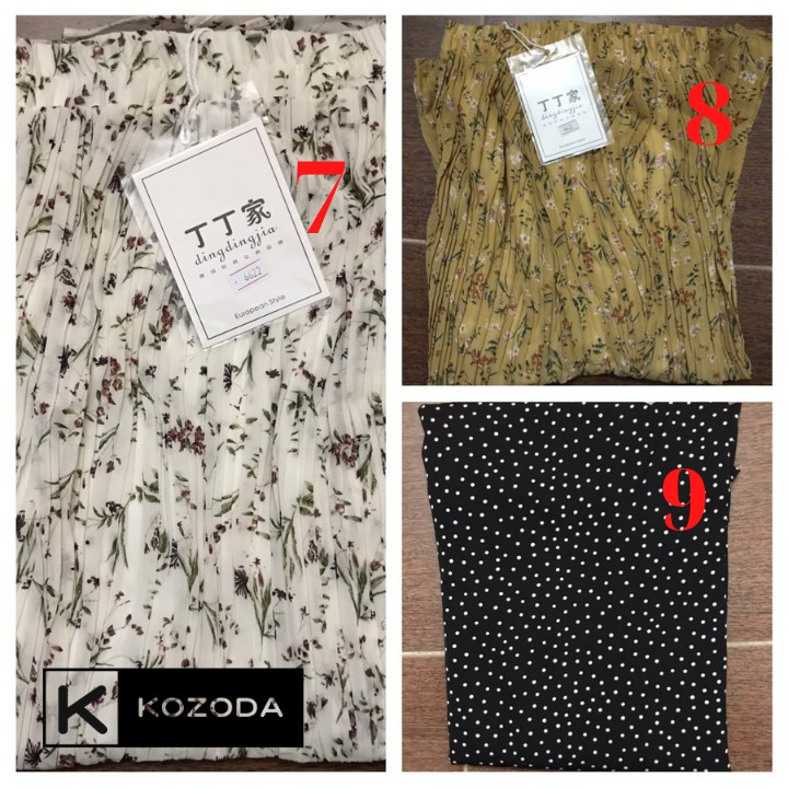 Chân váy voan hoa nhí 2 lớp tầng ulzzang siêu xinh Quảng Châu nhiều màu vintage Kozoda Cv28 | BigBuy360 - bigbuy360.vn