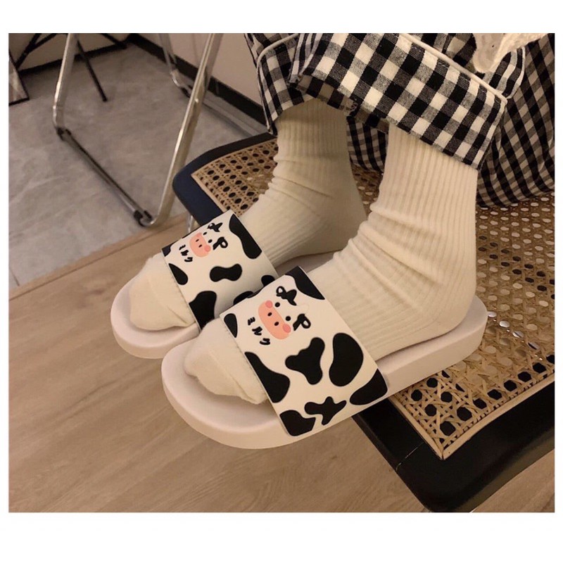 Dép Lê Bò Sữa Unisex Trẻ trung, năng động - Linh Tinh Shop