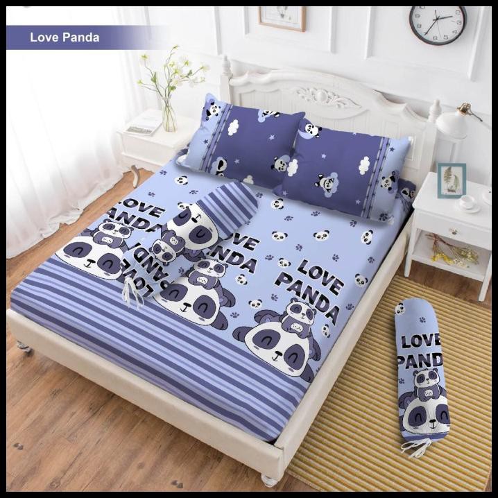 Giường Ngủ Vải Lanh Hình Gấu Trúc Xinh Xắn 160X200Cm