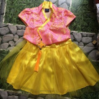 Hanbok Bé Gái Áo Váy Rời