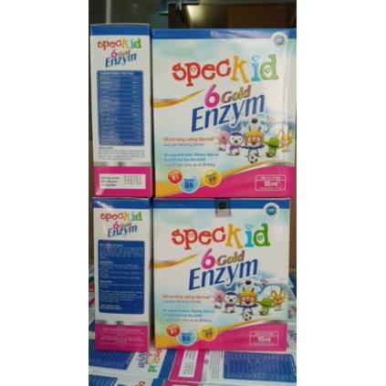 Speckid 6 gold Enzym giúp tăng cường tiêu hóa, tăng cường sức đề kháng bé thông minh, hỗ trợ bé kén ăn