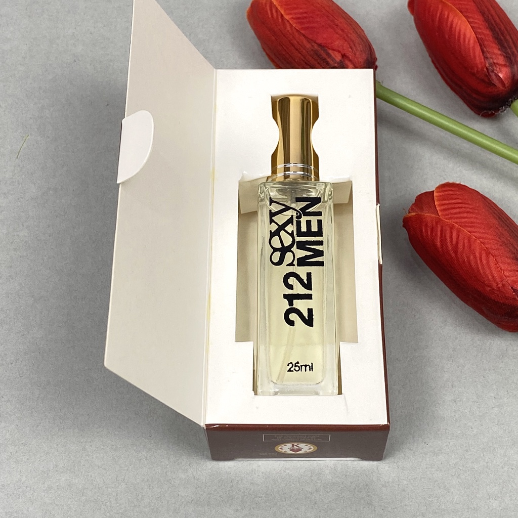 Nước hoa 212 sexy men 25ml thơm lâu hương ngọt dịu quyến rũ nước hoa nội địa trung nam