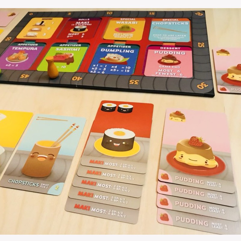 Bộ thẻ trò chơi Sushi Go Party! vui nhộn dành cho gia đình