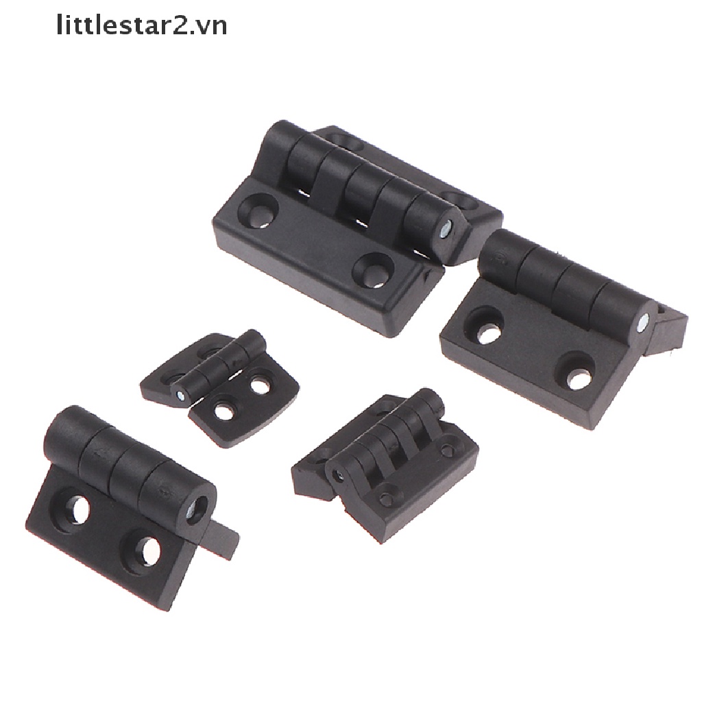1 Bản Lề Cửa mini Bằng Nhựa Màu Đen