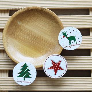 Set 100 Thẻ Nhãn Dán Trang Trí Giáng Sinh
