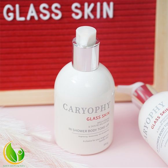 [ CHÍNH HÃNG ] Kem Dưỡng Trắng Da Toàn Thân CARYOPHY GLASS SKIN IN SHOWER BODY TONE UP 300g