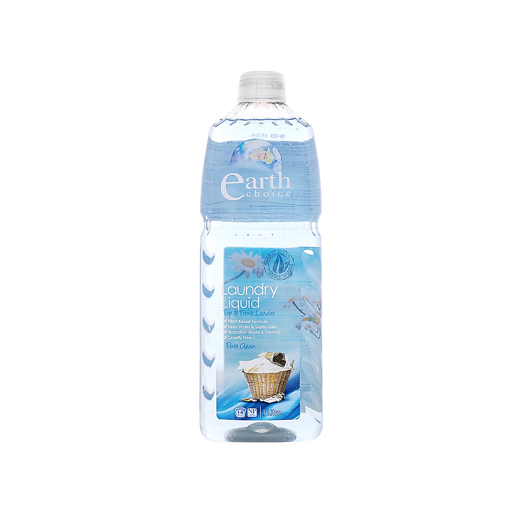 Nước giặt Earth Choice Pure Clean chai 1 lít