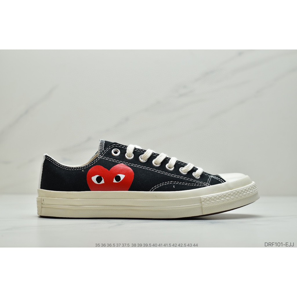 Genuine CDG Play x Converse 1970S Men Women Unisex Sneakers Shoes Low Tops DRF101-EJJ 0311