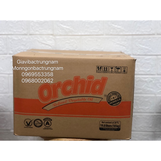 [GIÁ SỈ -DATE XA] DẦU ĂN ORCHID - DẦU THỰC VẬT TINH LUYỆN 19.8L - 18kg