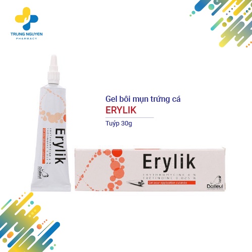 Gel bôi mụn trứng cá Erylik (Tuýp 30g)