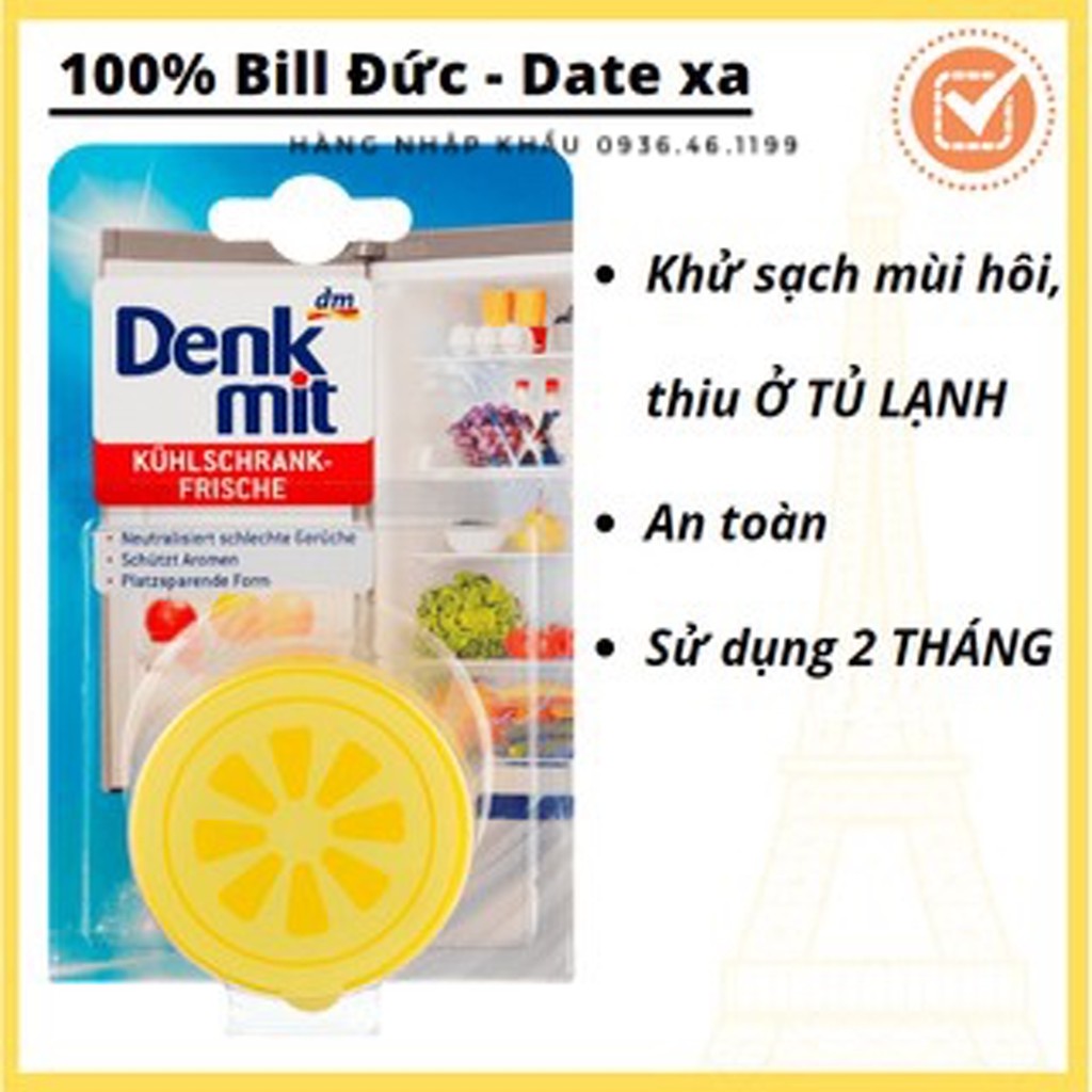 Sáp khử mùi và kháng khuẩn tủ lạnh Denkmit Đức 40gam