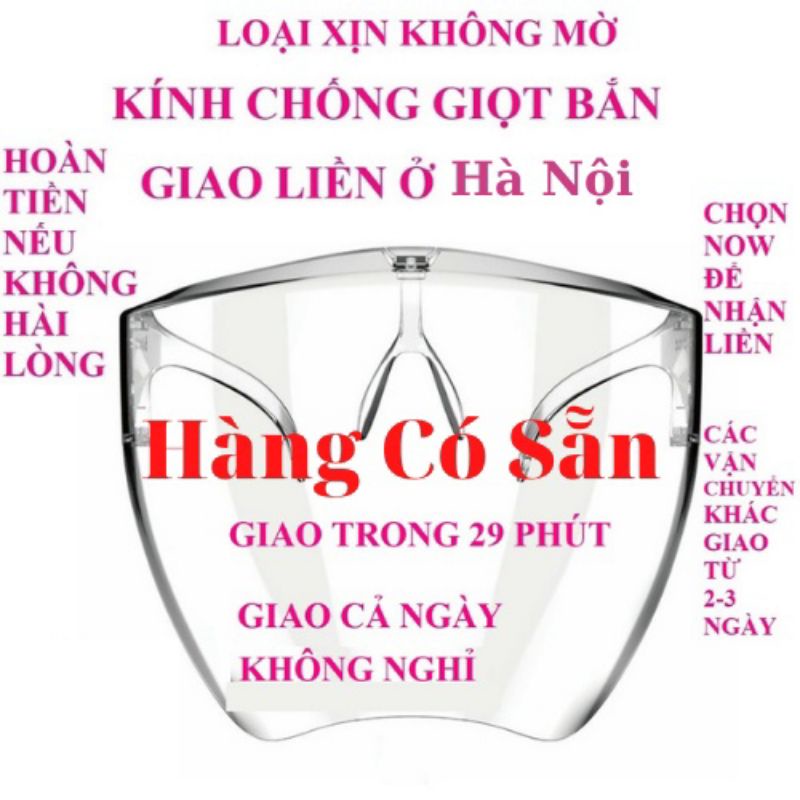 Kính chống giọt bắn phòng dịch FACE SHIELD - Hàng chính hãng cao cấp